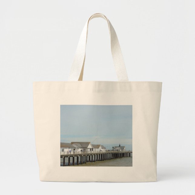 Bolsa Tote Grande Cais de Southwold Suffolk (Frente)
