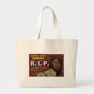 Bolsa Tote Grande Caixões Rosa Amarelo