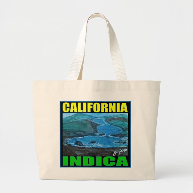 BOLSA TOTE GRANDE CALIFÓRNIA INDICA (Frente)