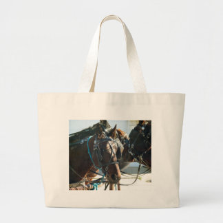 Bolsa Tote Grande Câmara Municipal Encontrando Cavalos Amish Buggy