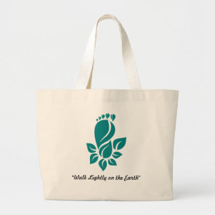 Bolsa Tote Grande Caminhe Levemente na Terra