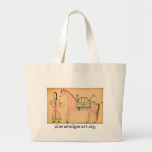 Bolsa Tote Grande Camisa do osso de Walter: Em um março longo