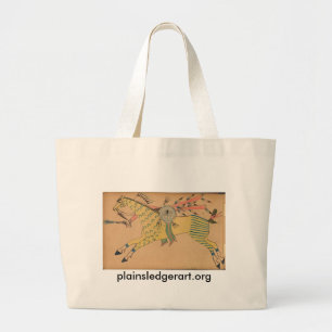 Bolsa Tote Grande Camisa do osso de Walter: Guerreiro #3
