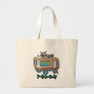 Bolsa Tote Grande Camisas e presentes no Parque Trailer Funny