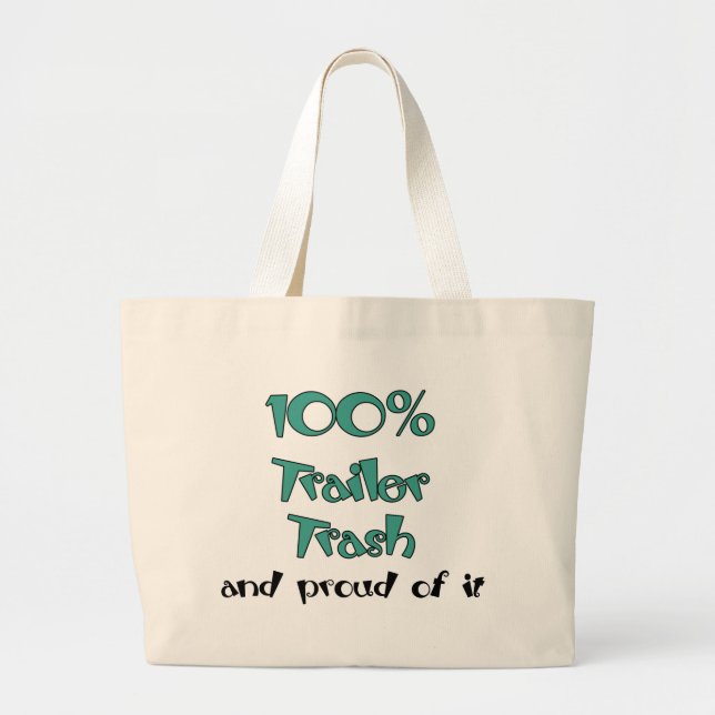 Bolsa Tote Grande Camisas e presentes no Parque Trailer Funny (Frente)