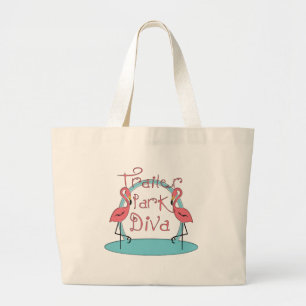 Bolsa Tote Grande Camisas e presentes no Parque Trailer Funny