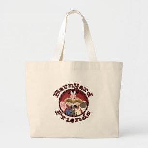 Bolsa Tote Grande Camiseta e presentes dos amigos do Barnyard