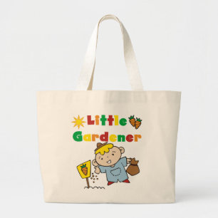 Bolsa Tote Grande Camiseta e presentes pequenos do jardineiro do