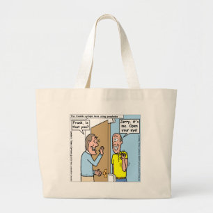 Bolsa Tote Grande Camisetas, Canecas, Cartões e Presentes Engraçados