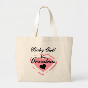 Bolsa Tote Grande Camisetas e presentes para a vovó
