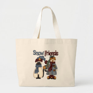 Bolsa Tote Grande Camisetas e presentes para amigos da neve