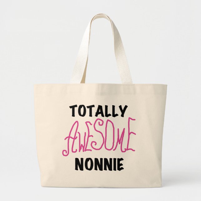 Bolsa Tote Grande Camisetas e presentes totalmente incríveis de nonn (Frente)