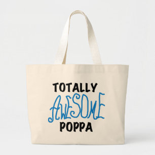 Bolsa Tote Grande Camisetas Poppa e Presentes Totalmente Incríveis