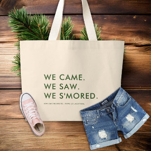 Bolsa Tote Grande Camp Bachelorette Camping Funny Bridesmaids Gift