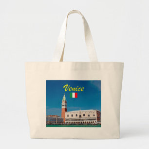 Bolsa Tote Grande Campanile Venice, Itália, marca de rua - Foto Pro