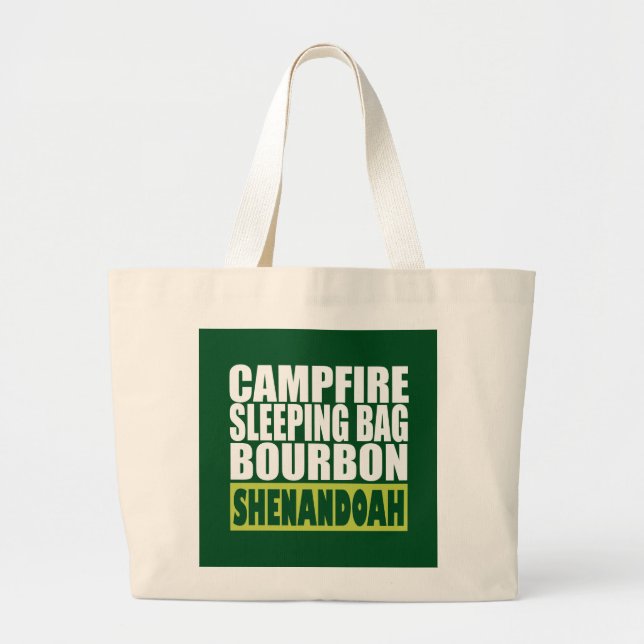 Bolsa Tote Grande Campfire Sleing Bag Bourbon Shenandoah (Frente)