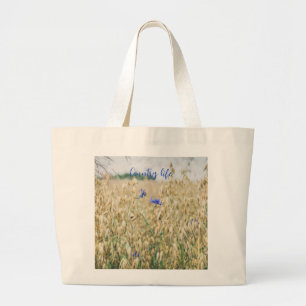 Bolsa Tote Grande Campos de Verão solares