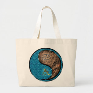 Bolsa Tote Grande Cancer e Dragão da Terra