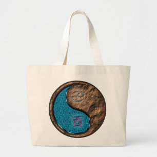 Bolsa Tote Grande Cancer e lista da Terra