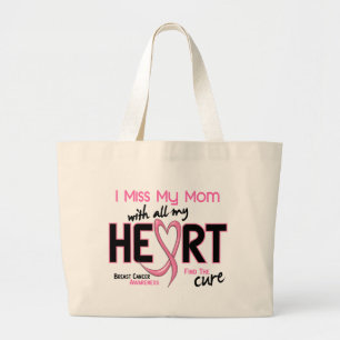 Bolsa Tote Grande Cancro da mama mim senhorita Meu Mamã