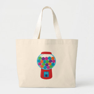 Bolsa Tote Grande Candy Gumball Machine