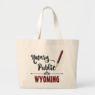 Bolsa Tote Grande Caneta de Tinta Pública do Wyoming