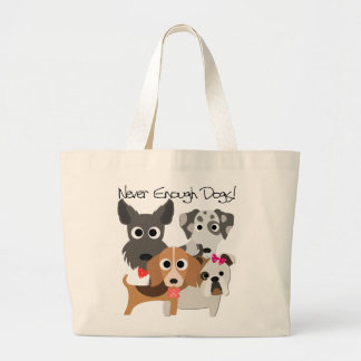 Bolsa Tote Grande Caninos Nunca Suficientes
