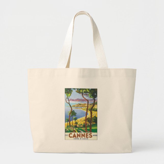 Bolsa Tote Grande Cannes Cote D' Azur (Frente)