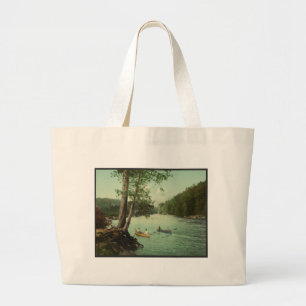 Bolsa Tote Grande Canoagem em um Stream de Montanha Adirondack