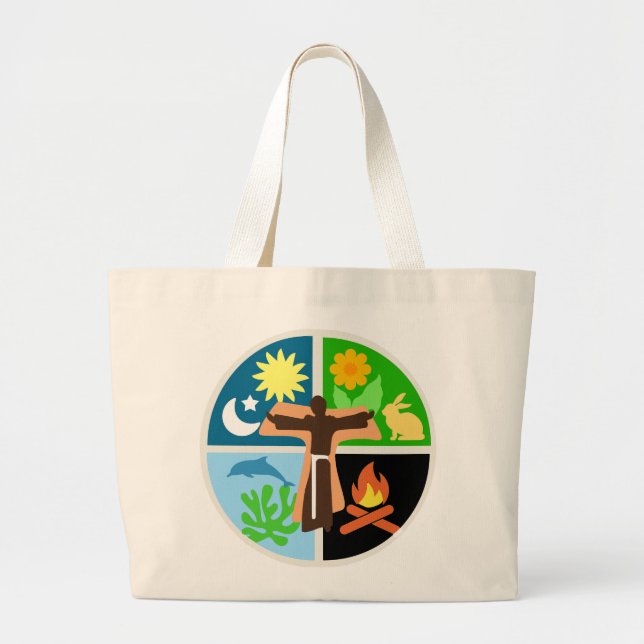 Bolsa Tote Grande Canticle of Creation Cotton Tote (Frente)