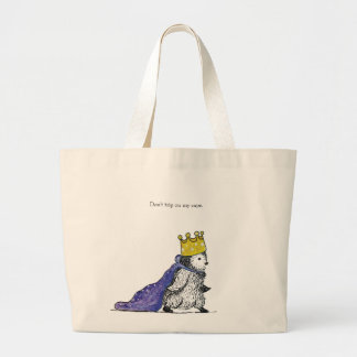 Bolsa Tote Grande Canvas de pinguim-real-bonito