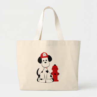 Bolsa Tote Grande Cão Dalmatian do fogo