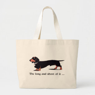 Bolsa Tote Grande Cão-de-salsicha Cão-de-cheiro Pato-de-Pé-Pato