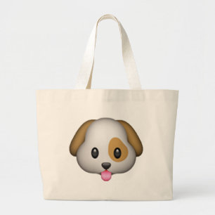 Bolsa Tote Grande Cão - Emoji