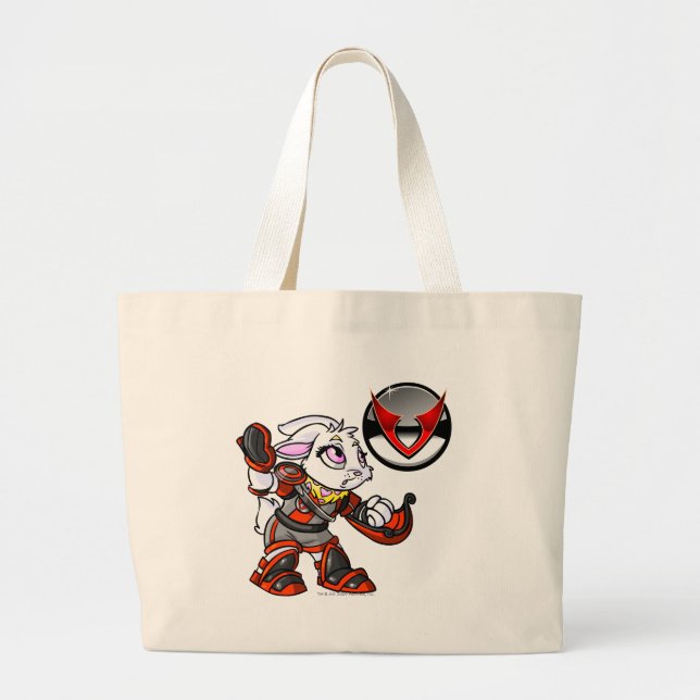 Bolsa Tote Grande Capitão 1 da equipe da estação espacial de (Frente)