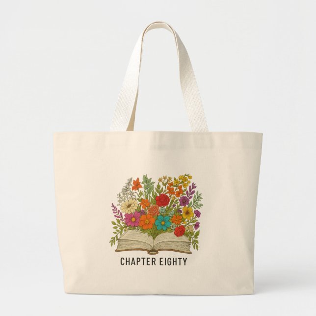 Bolsa Tote Grande Capítulo Oitenta 80º Aniversário (Frente)
