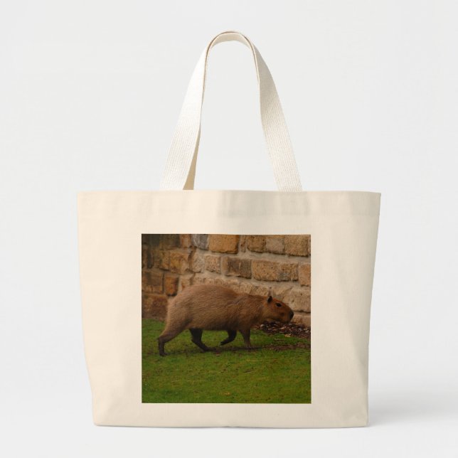 Bolsa Tote Grande capybara (Frente)