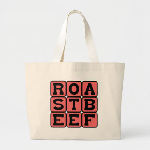 Bolsa Tote Grande Carne Assada, Frio