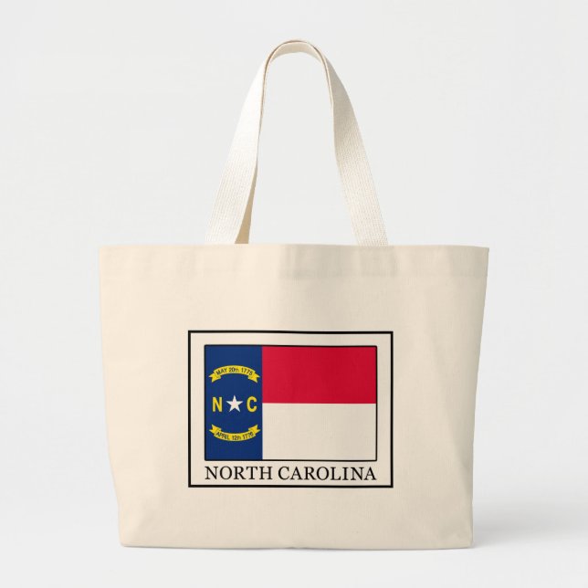 Bolsa Tote Grande Carolina do Norte (Frente)