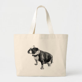 Bolsa Tote Grande Carregando Calma Constante