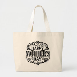 Bolsa Tote Grande Carregar com amor com a mãe