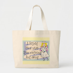 Bolsa Tote Grande Cartões & presentes aposentados da arte do anjo d
