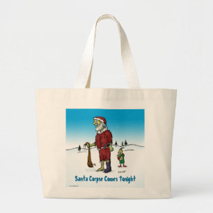 Bolsa Tote Grande Cartografia Zombie Engraçada do Corpse