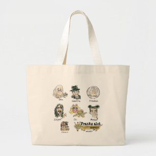 Bolsa Tote Grande Cartoon Engraçado Frank Você É Muito Saco De Tote