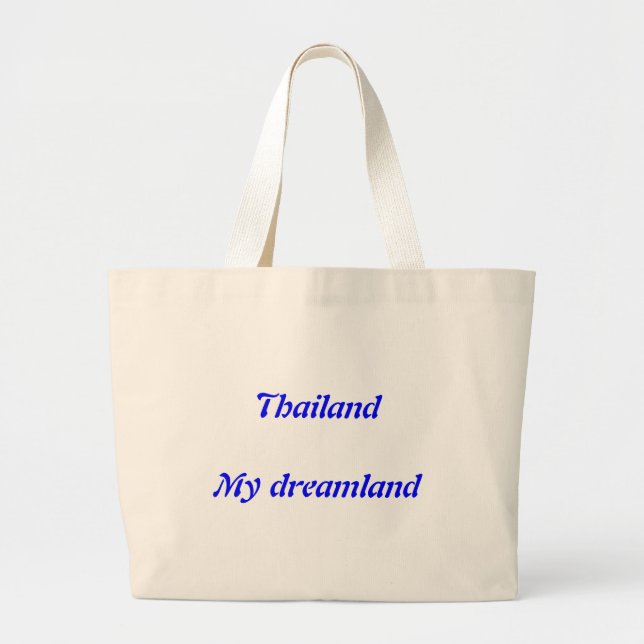 Bolsa Tote Grande Casa da Tailândia (Frente)