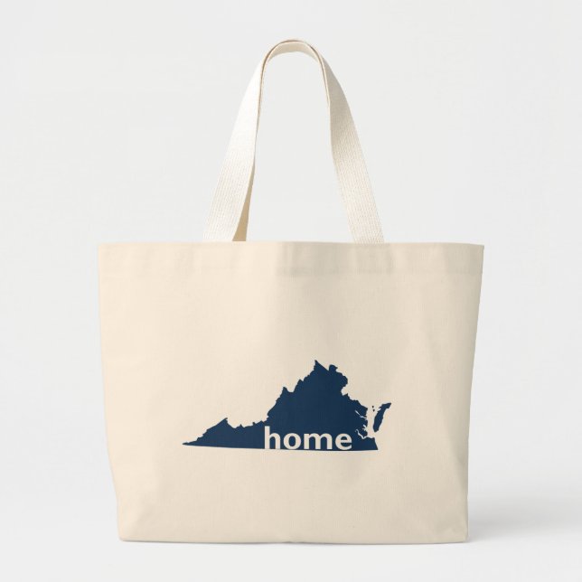 Bolsa Tote Grande Casa de Virgínia (Frente)