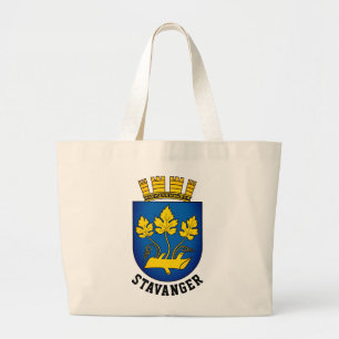 Bolsa Tote Grande Casaco de Armas de Stavanger, Noruega