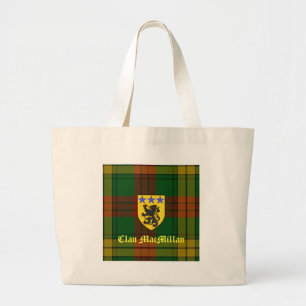 Bolsa Tote Grande Casaco de Armas MacMillan Tartan