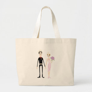 Bolsa Tote Grande Casal de Casamento Humorístico do País