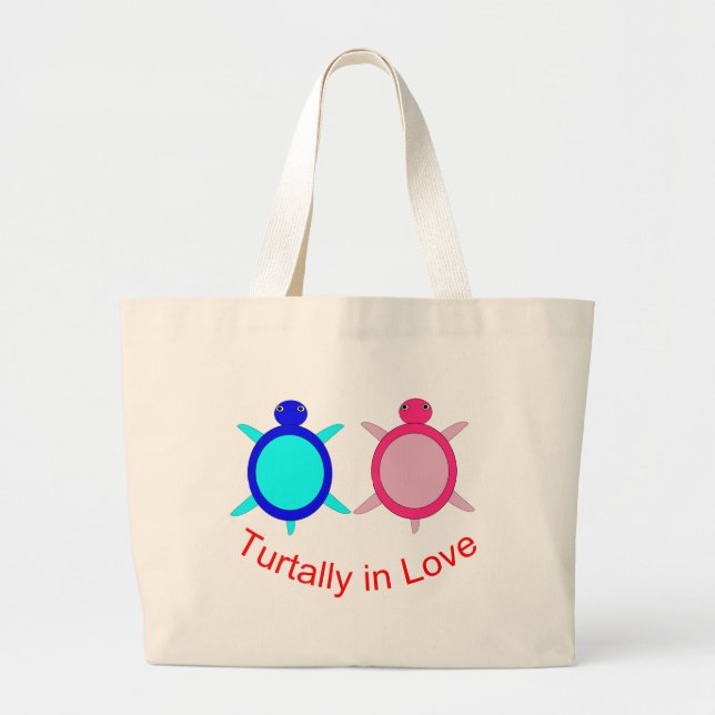 Bolsa Tote Grande Casal de Tartaruga (Frente)